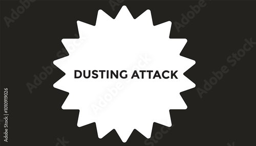 Dusting attack web banner templates. Vector Illustration 