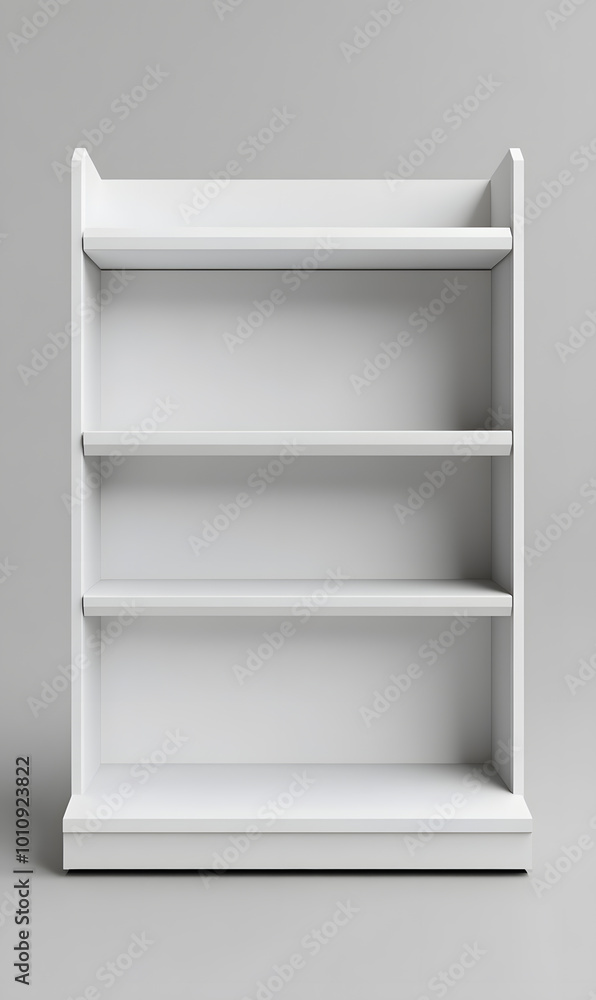 3d White Empty Product Display For Supermarket With Shelves mock up Isolated on white background. Retail shelf, ,display mockup. 3d White Empty Product Display For Supermarket With Shelves mock up Isolated on white background. Retail shelf, ,display mockup.