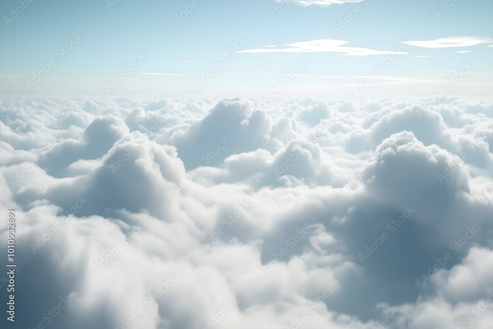 Above the Clouds, View From Airplane, Landscape Photography Above the Clouds, View From Airplane, Landscape Photography