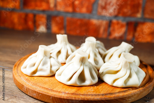 Khinkali, National Cuisine Georgia.