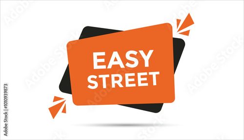 Easy street web banner templates. Vector Illustration 

