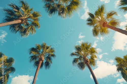 Los Angeles Palm Trees  Landscape Photography