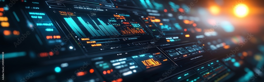 Detailed Financial Analytics Dashboard Displaying Stock Market Data for Business Investment Research Detailed Financial Analytics Dashboard Displaying Stock Market Data for Business Investment Research