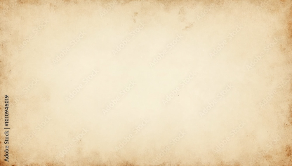 Obraz premium Aged textured paper with yellowish tint and vintage appearance