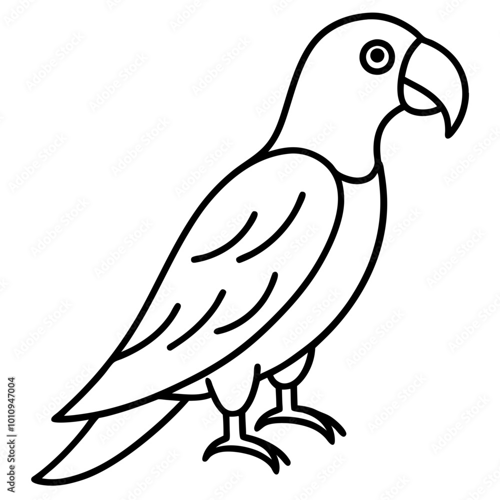 parrot icon with Transparent Background Clipart parrot icon with Transparent Background Clipart