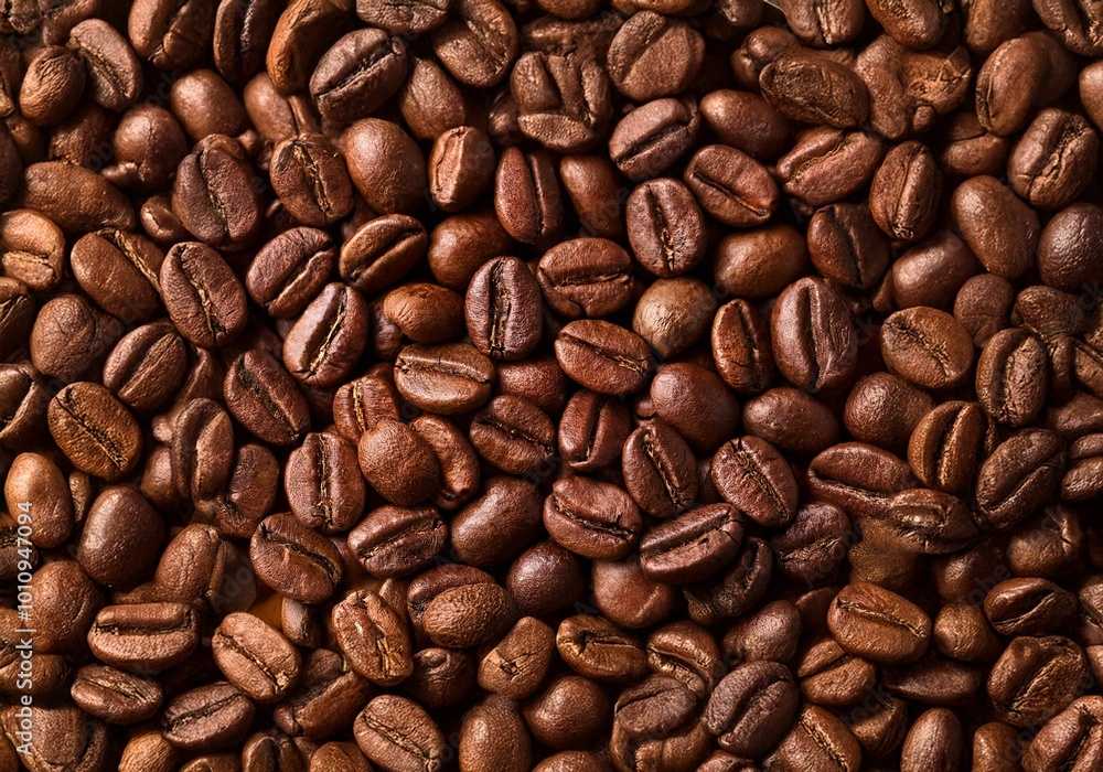 Close up of roasted coffee beans. Close up of roasted coffee beans.