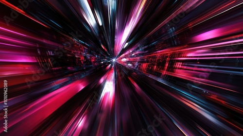 Abstract Light Speed Burst in Dark Environment