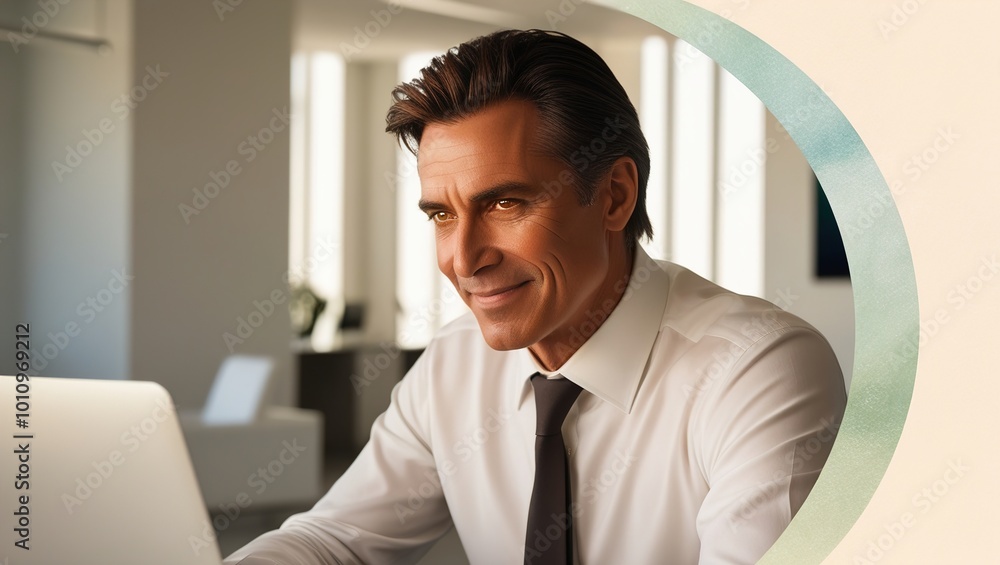 businessman working on laptop businessman working on laptop