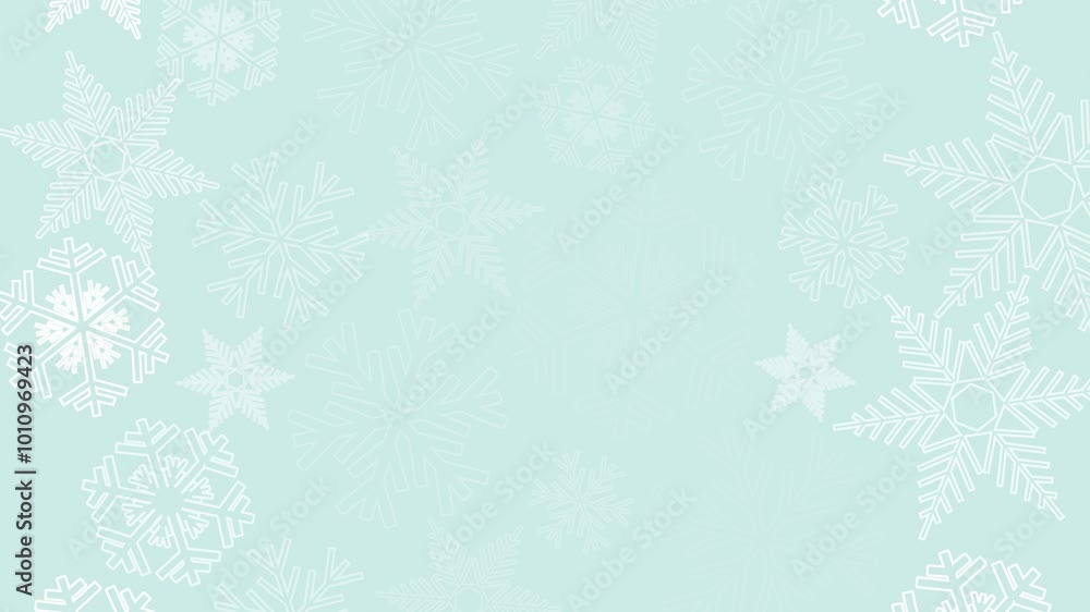 Elegant snowflakes forming a winter background design Elegant snowflakes forming a winter background design