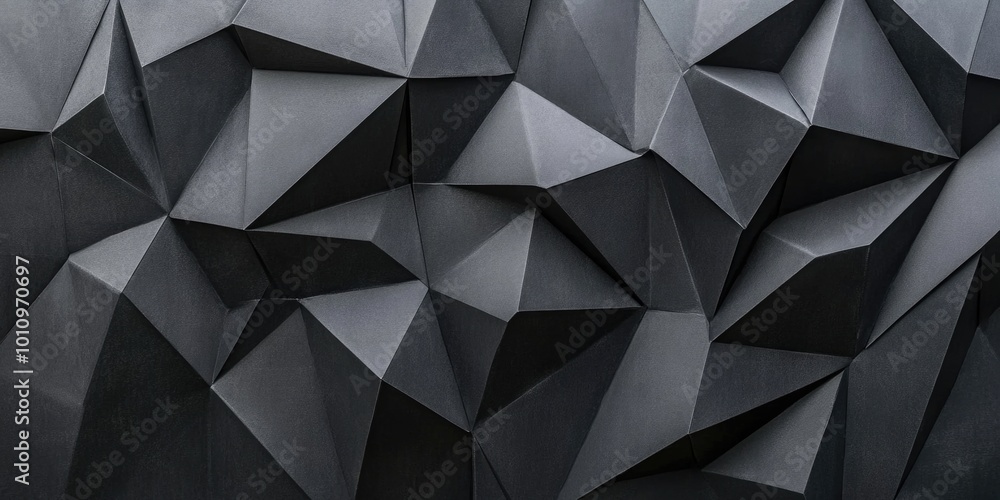 Obraz premium Wall of Triangles