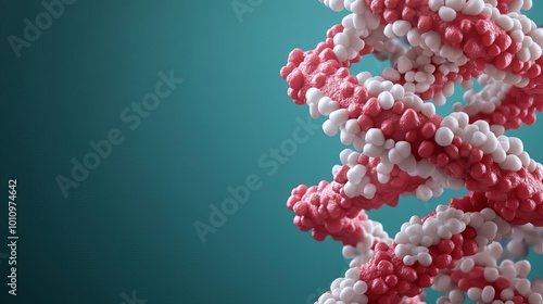 Prokaryotic DNA supercoiling, genetic material arrangement, 3D illustration photo