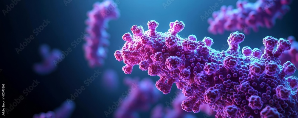 Prokaryotic gene expression in stressful environments, adaptation, 3D rendering Prokaryotic gene expression in stressful environments, adaptation, 3D rendering