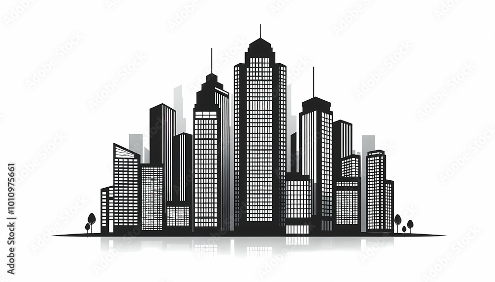 Obraz premium building in a city