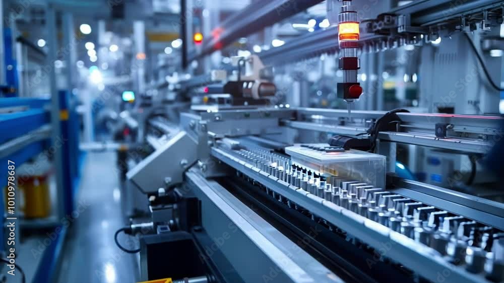 Modern automated production line for printed circuit boards, assembling equipment with smt surface mount technology machine Modern automated production line for printed circuit boards, assembling equipment with smt surface mount technology machine