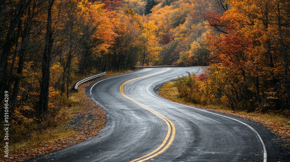 Fototapeta premium A winding road 