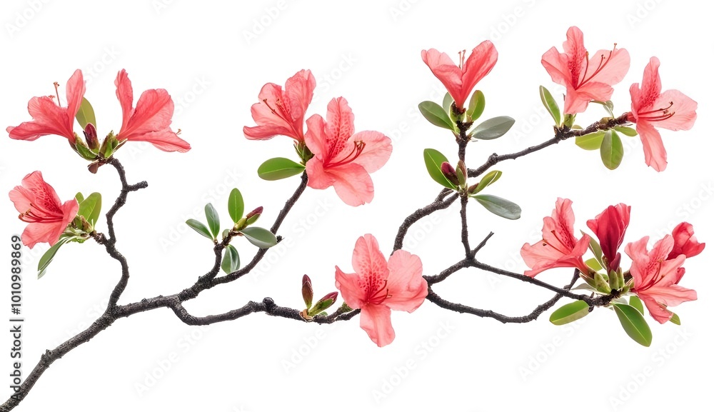 a branch with pink flowers
a branch with pink flowers