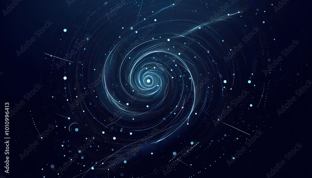 Obraz premium spiral galaxy background
