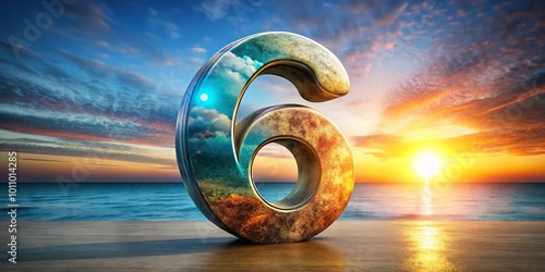 Explore the versatility of number 6, representing balance, harmony, and completion in artistic and design concepts