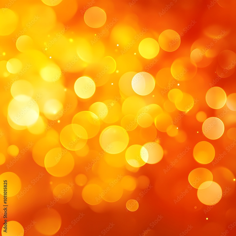 abstract orange bokeh background, generative ai abstract orange bokeh background, generative ai