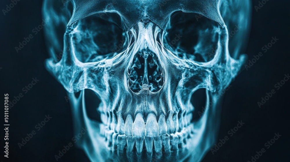 Medical Skull X-ray Image in High Detail for Healthcare and Research Medical Skull X-ray Image in High Detail for Healthcare and Research