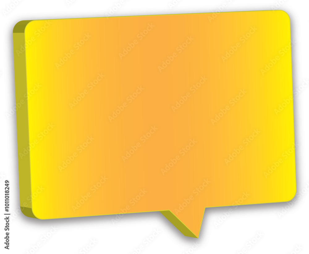 3D Speech Bubble Icon - Modern Gradient Design 3D Speech Bubble Icon - Modern Gradient Design