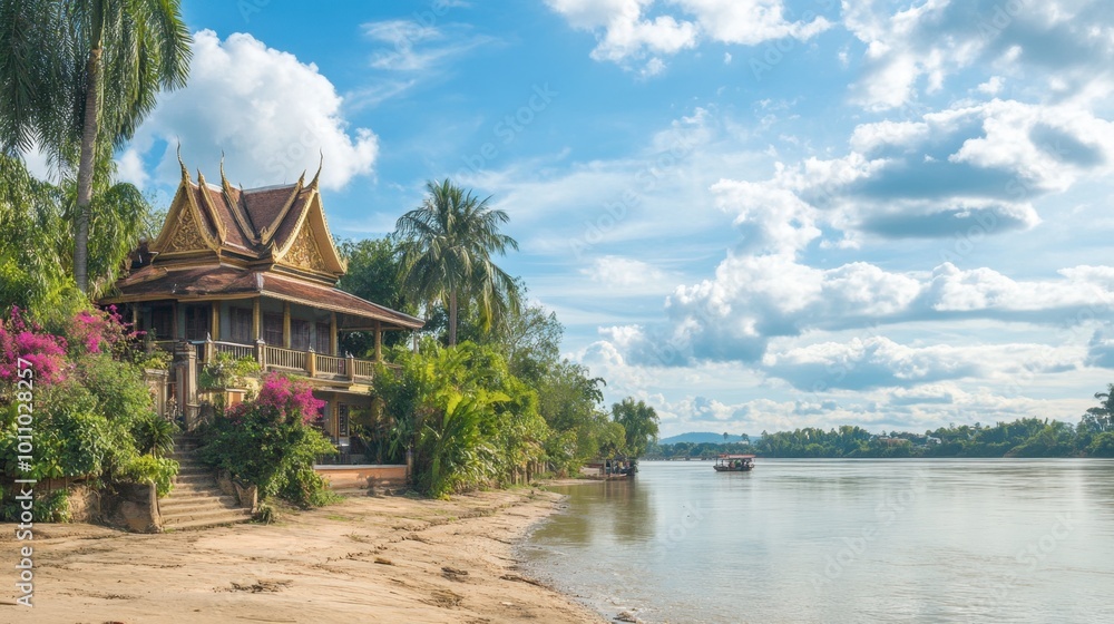A peaceful day trip to the Mekong riverside town of Nong Khai, where history and nature blend harmoniously. A peaceful day trip to the Mekong riverside town of Nong Khai, where history and nature blend harmoniously.