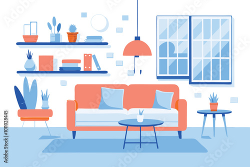 Living Room Furniture Set, Armchairs, Coffee Table