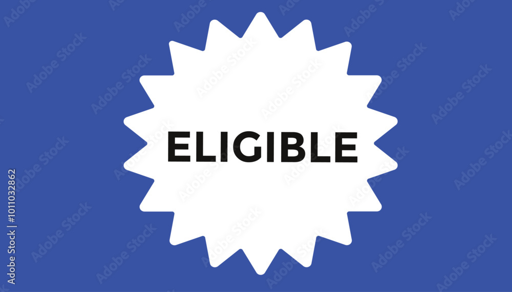 eligible web banner templates. Vector Illustration 
