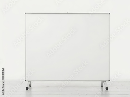 Wallpaper Mural Mockup blank magnetic whiteboard. Office equipment. Torontodigital.ca