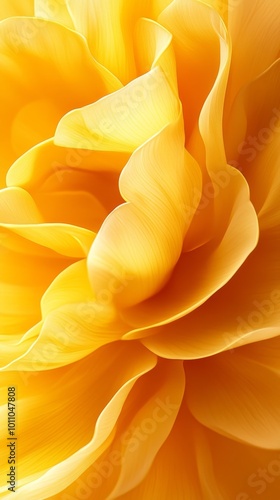 Wallpaper Mural Bright Yellow Flower Petals in Vibrant Detail Showcasing Nature’s Beauty in a Close-Up View Torontodigital.ca