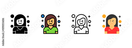 Set of Jealousy Icon