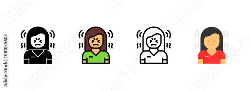 Set of Frustration Icon