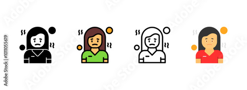 Set of Disappointment Icon