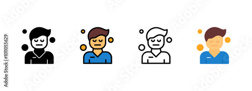 Set of Anticipation Icon