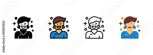 Set of Jubilation Icon