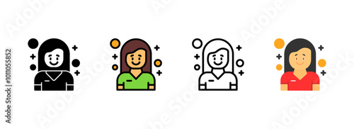 Set of Eager Icon
