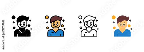 Set of Annoyance Icon