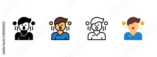 Set of Hostility Icon