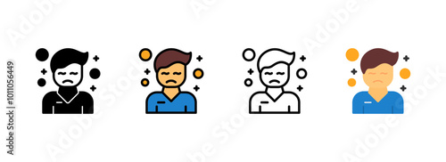 Set of Discomfort Icon