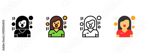 Set of Hostility Icon