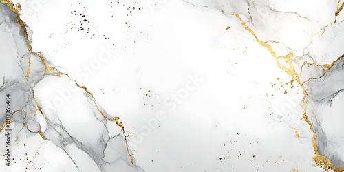 Elegant marble texture with gold accents.