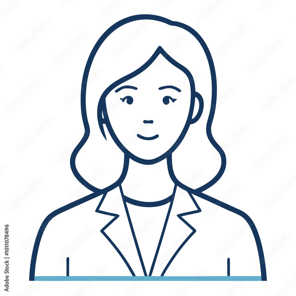 Chic Businesswoman Minimalist Line Art Vector Illustration for Modern Branding
Chic Businesswoman Minimalist Line Art Vector Illustration for Modern Branding