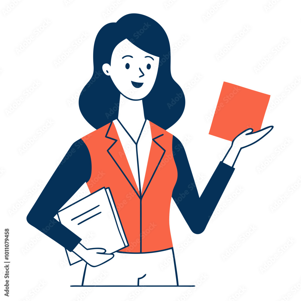 Innovative Businesswoman Delivering Client Presentation Vector Illustration Capturing Professionalism and Impactful Messaging
Innovative Businesswoman Delivering Client Presentation Vector Illustration Capturing Professionalism and Impactful Messaging
