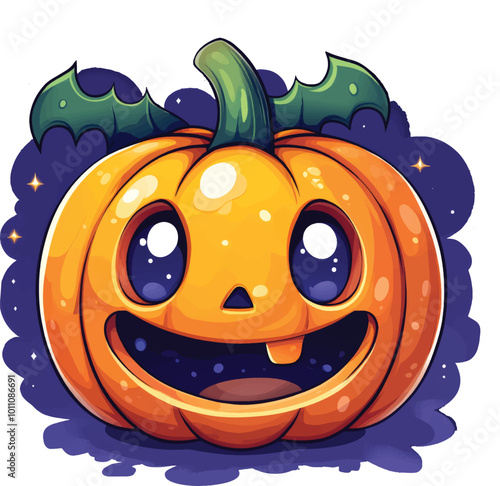 Cute pumpkin hallowen