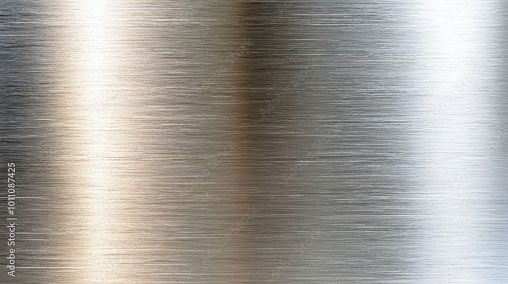 Brushed Stainless Steel Texture with Soft Reflection Brushed Stainless Steel Texture with Soft Reflection