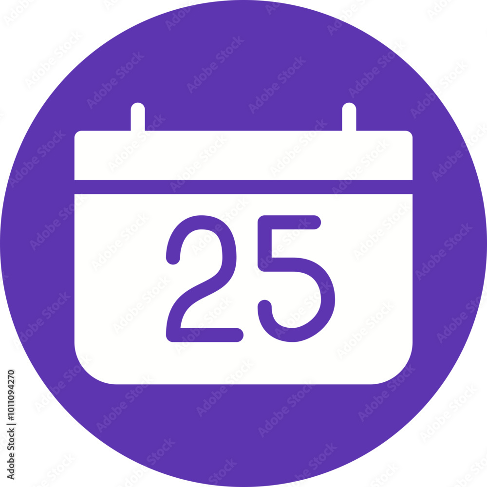 Christmas, New Year Vector Icon element, Isolated white background