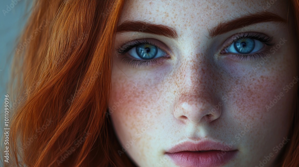 Woman with Freckles