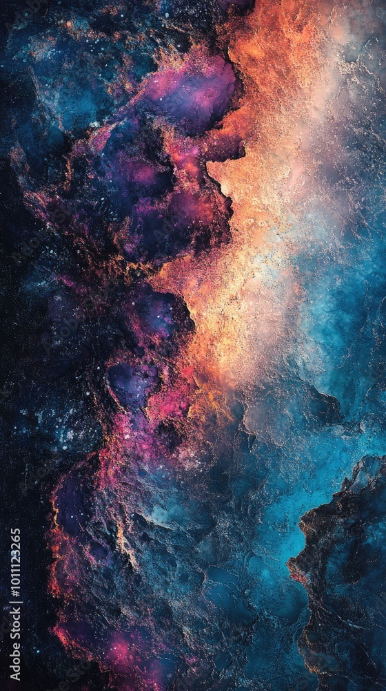Stunning Cosmic Nebula with Vibrant Colors and Intricate Patterns in Deep Space Captured in High Resolution Stunning Cosmic Nebula with Vibrant Colors and Intricate Patterns in Deep Space Captured in High Resolution