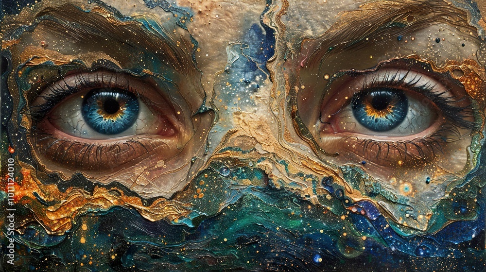 Cosmic Eyes: A Close-Up Exploration of the Human Eye Cosmic Eyes: A Close-Up Exploration of the Human Eye