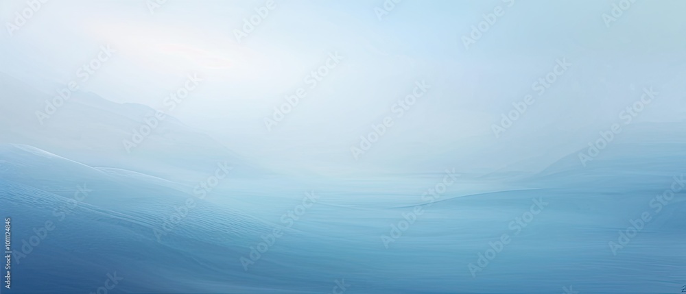 Abstract Landscape with Hazy Blue Hues Abstract Landscape with Hazy Blue Hues